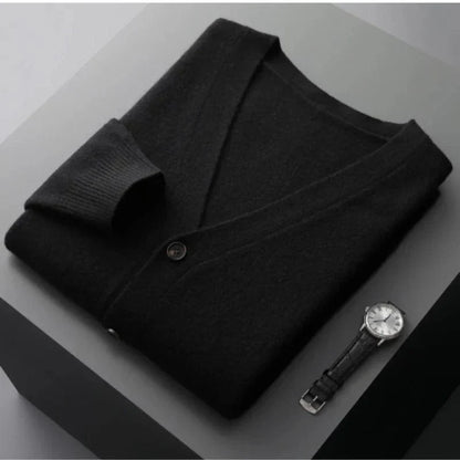 Warm Cozy Mens Cardigan Sweater