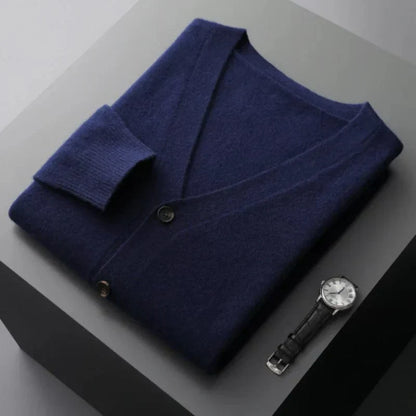 Warm Cozy Mens Cardigan Sweater