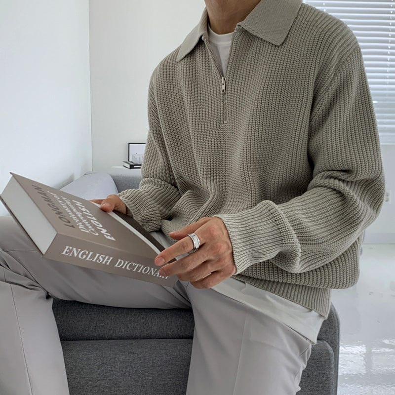 Classic Luxury Quarter Zip Sweater