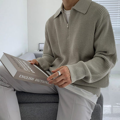 Classic Luxury Quarter Zip Sweater