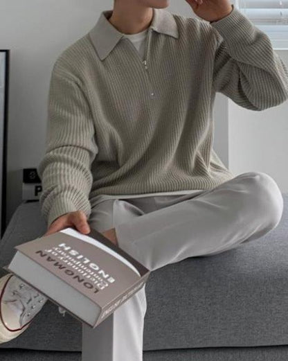 Classic Luxury Quarter Zip Sweater