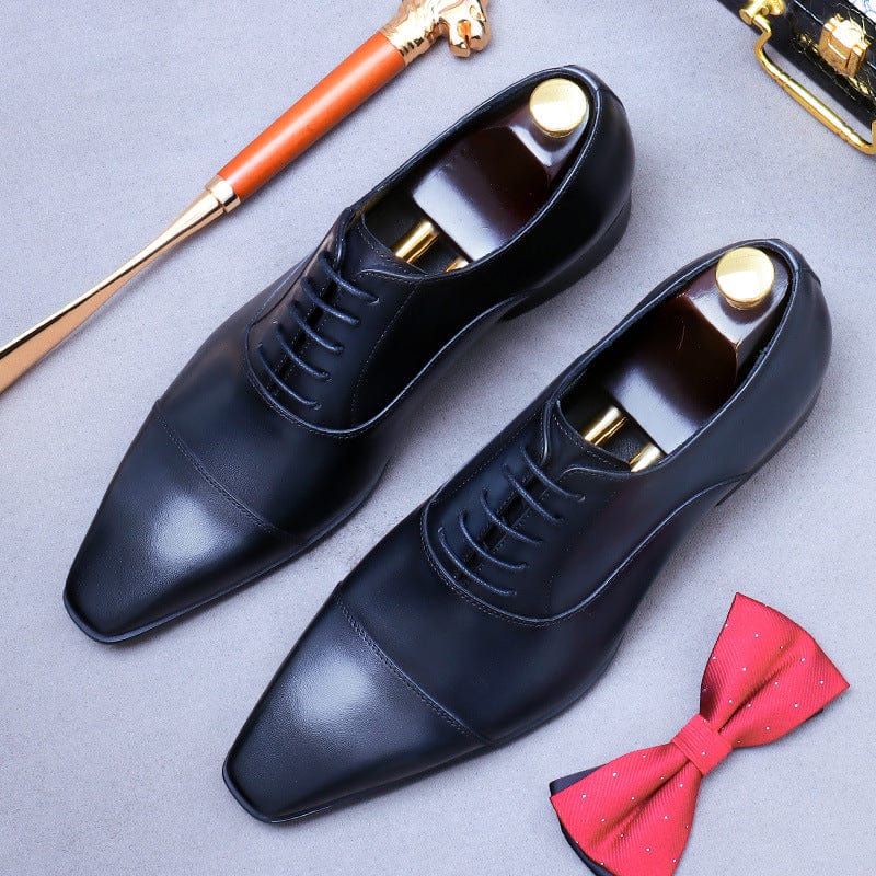 Classic Mens Faux Leather Shoes
