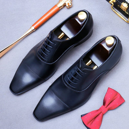 Classic Mens Faux Leather Shoes