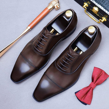 Classic Mens Faux Leather Shoes