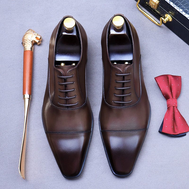 Classic Mens Faux Leather Shoes