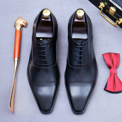 Classic Mens Faux Leather Shoes