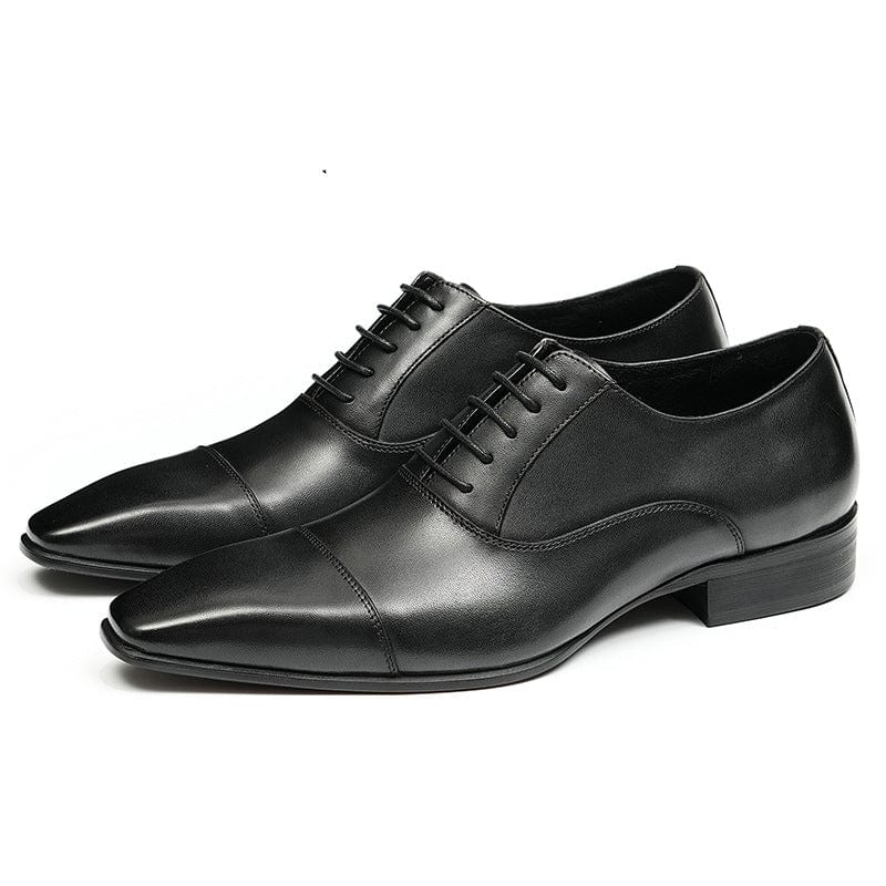 Classic Mens Faux Leather Shoes - OutfitLondon
