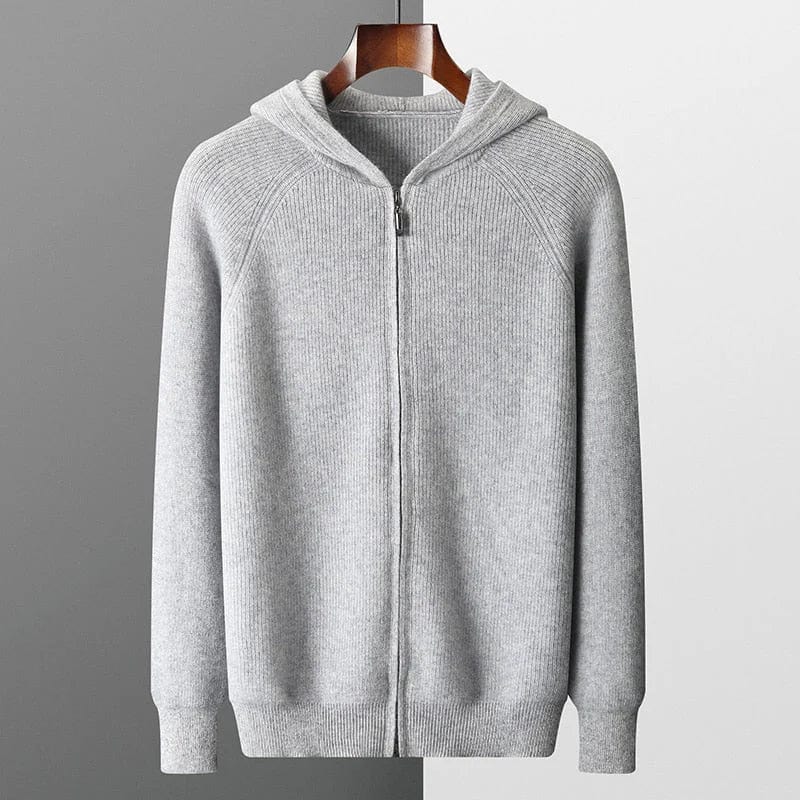 Cozy Zip Up Hoodie Sweater - OutfitLondon