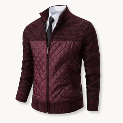 Stylish Water Resistant Quilted Mens Jacket