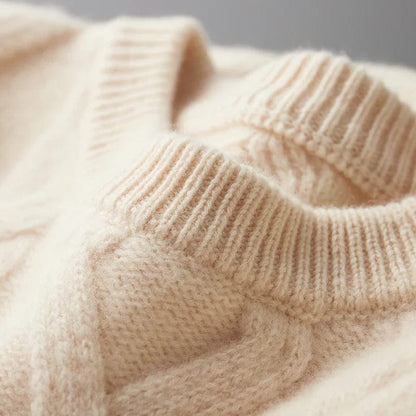 Cozy Thick Cable Knit Sweater