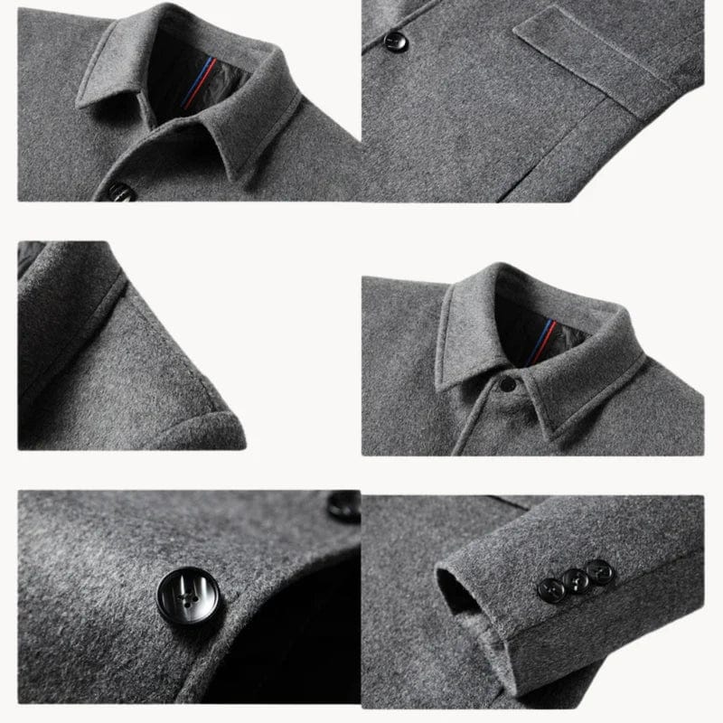Classic Fit Luxury Wool Coat