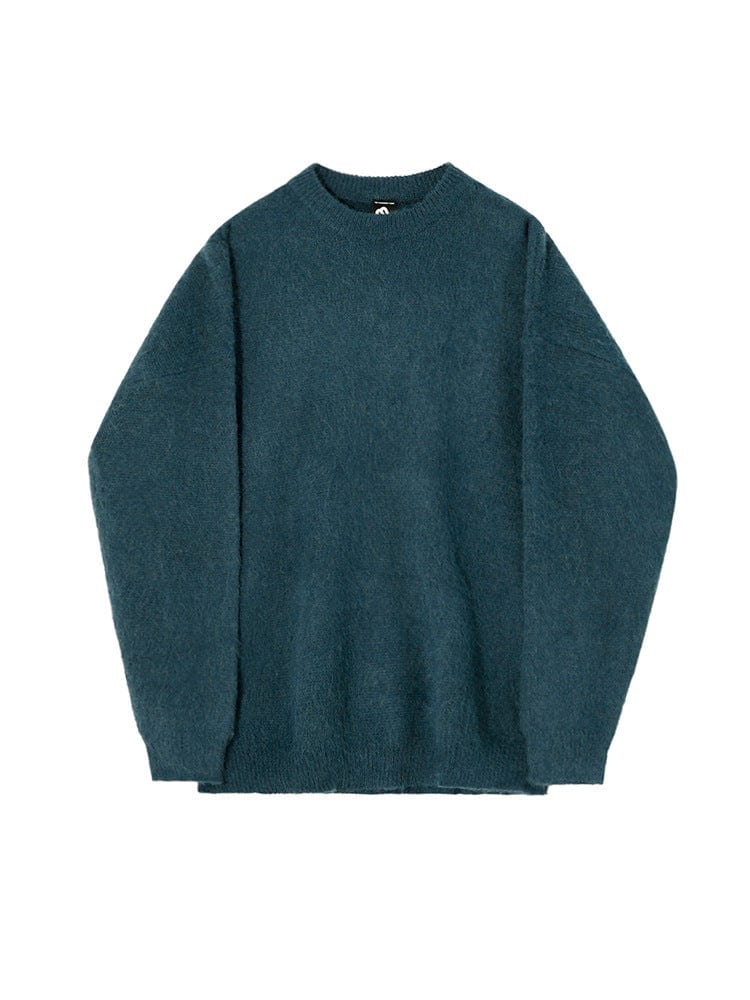 Relaxed Fit Long Knit Cardigan Sweater