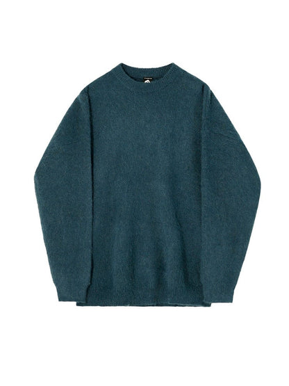 Relaxed Fit Long Knit Cardigan Sweater