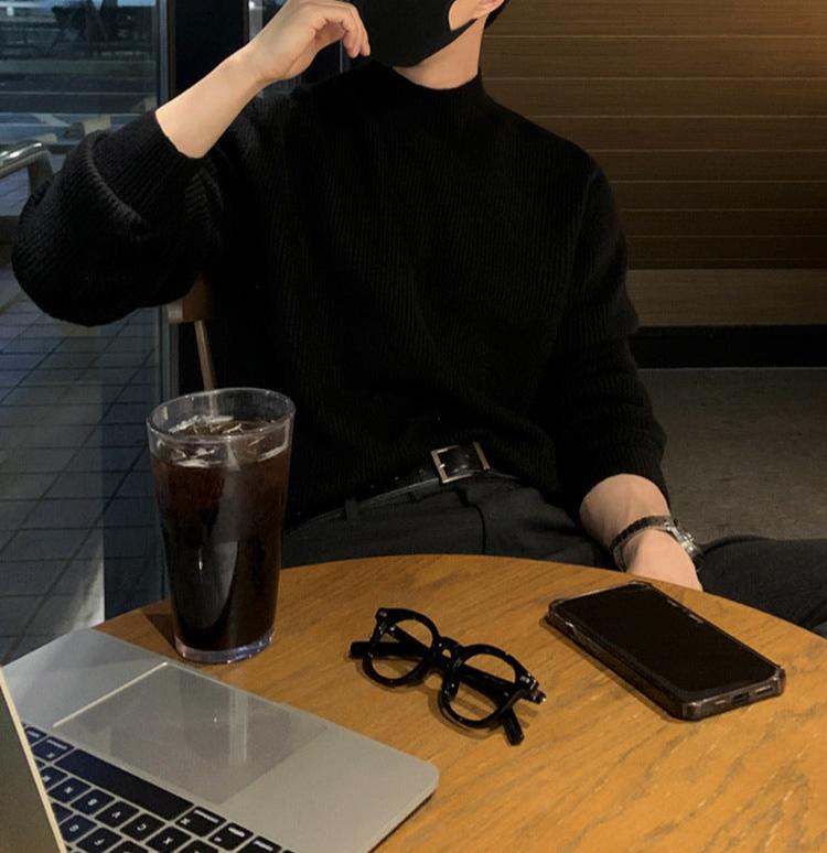 Soft Knit Crew Neck Sweater Men