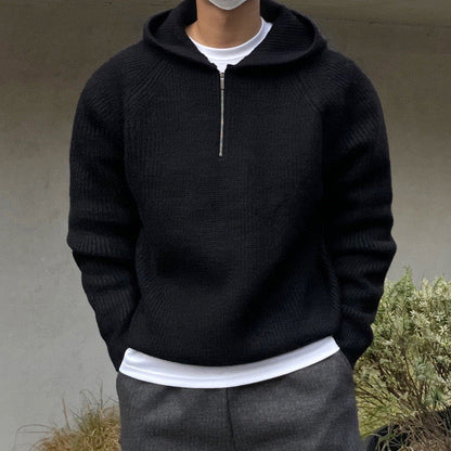 Warm Fall Quarter Zip Sweater