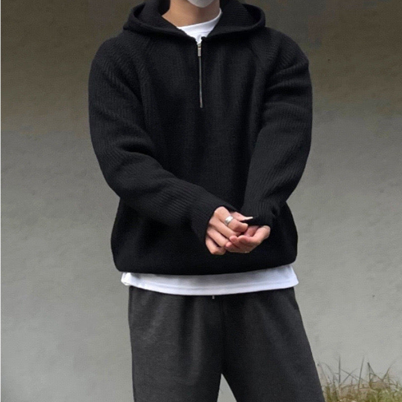 Warm Fall Quarter Zip Sweater
