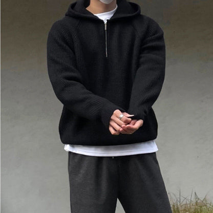 Warm Fall Quarter Zip Sweater