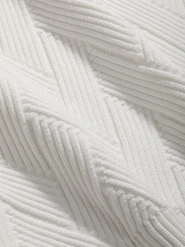 Warm Thick Knit Crew Neck Sweater For Men