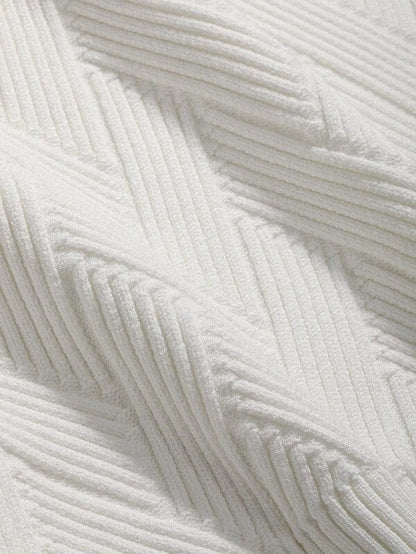 Warm Thick Knit Crew Neck Sweater For Men