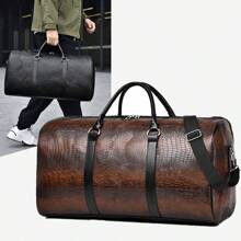 Classic Vintage Leather Duffel Bag