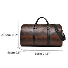 Classic Vintage Leather Duffel Bag