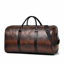 Classic Vintage Leather Duffel Bag
