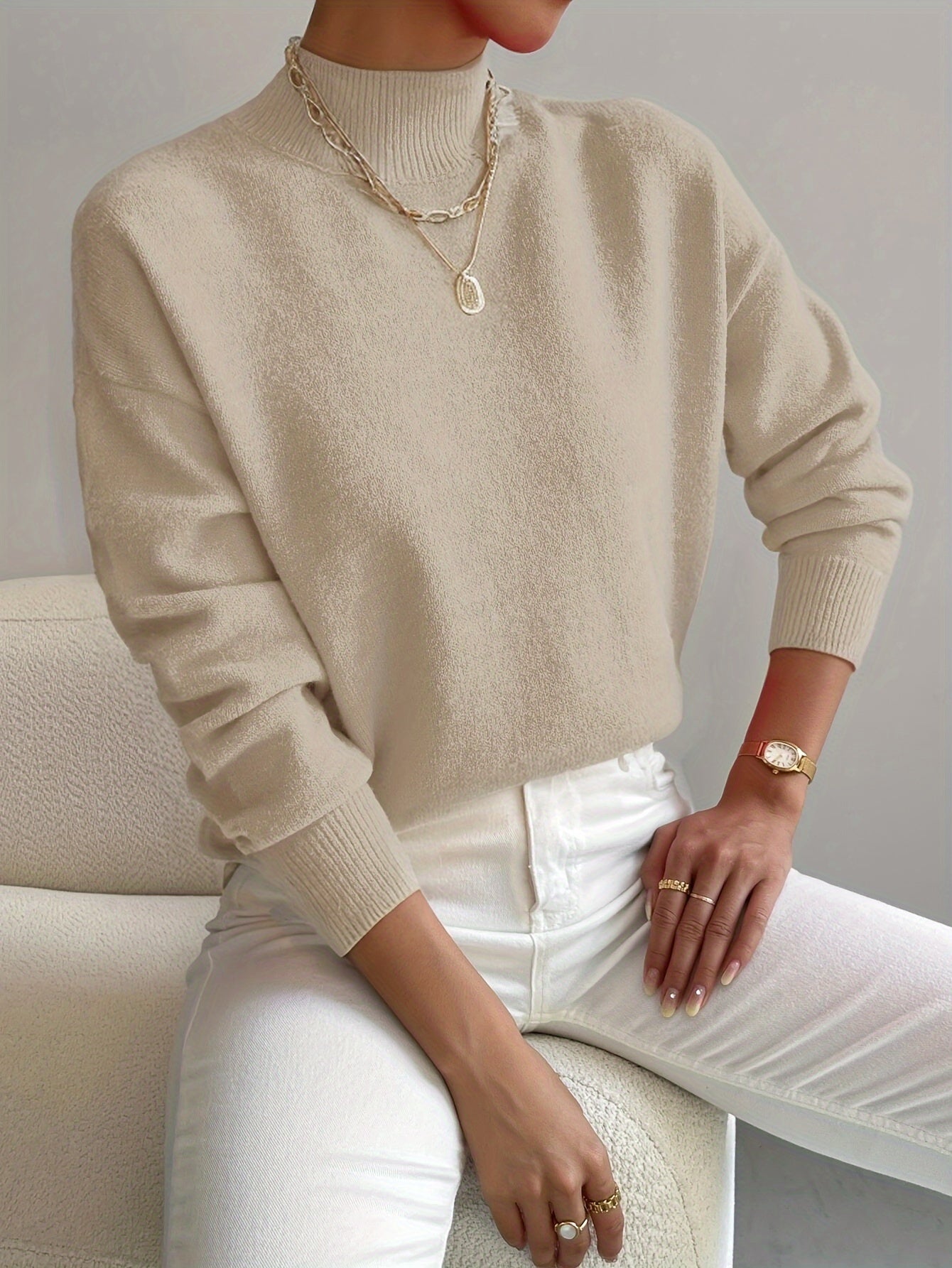 Women's Turtleneck Sweater Elegant