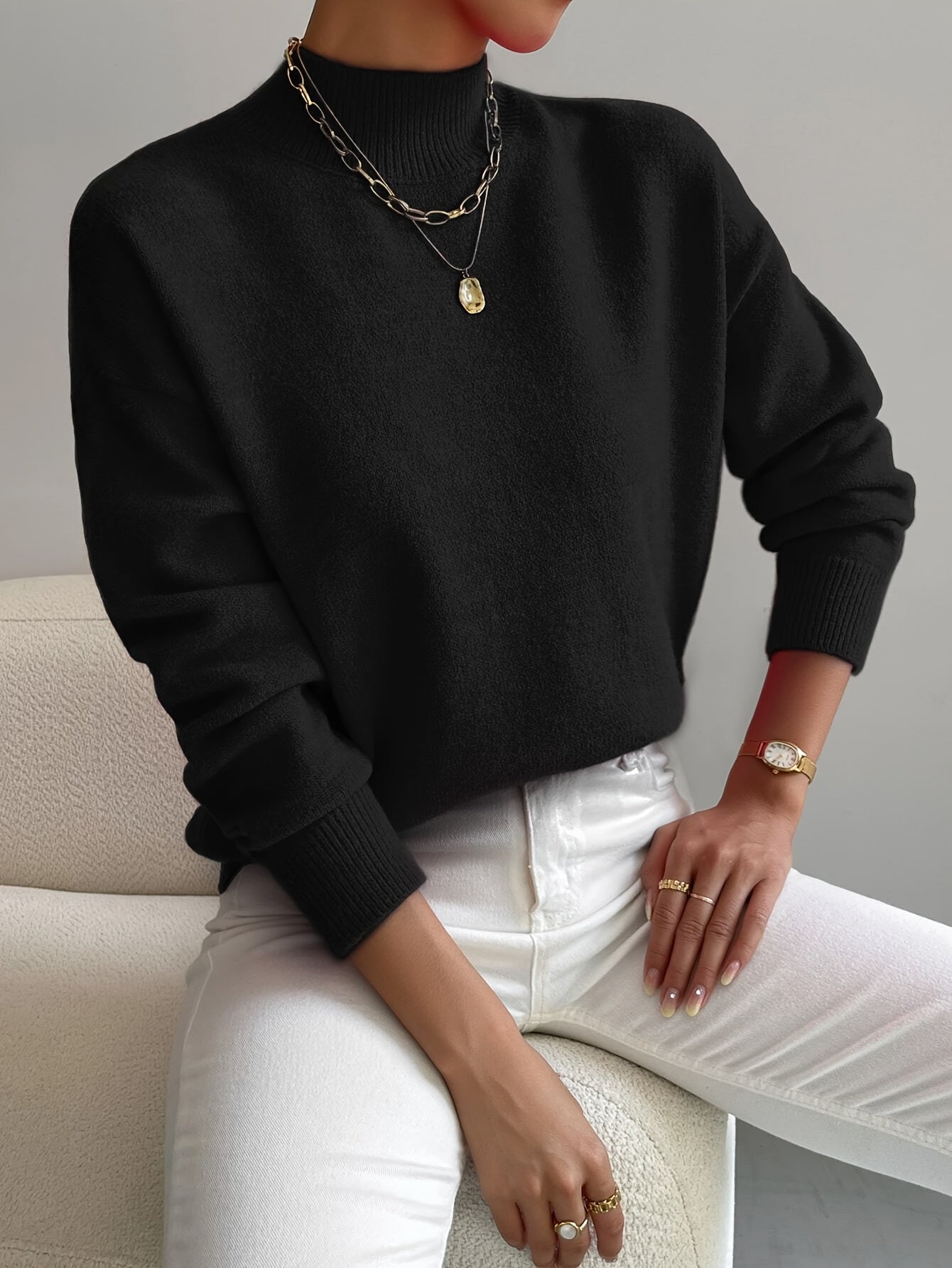 Women's Turtleneck Sweater Elegant