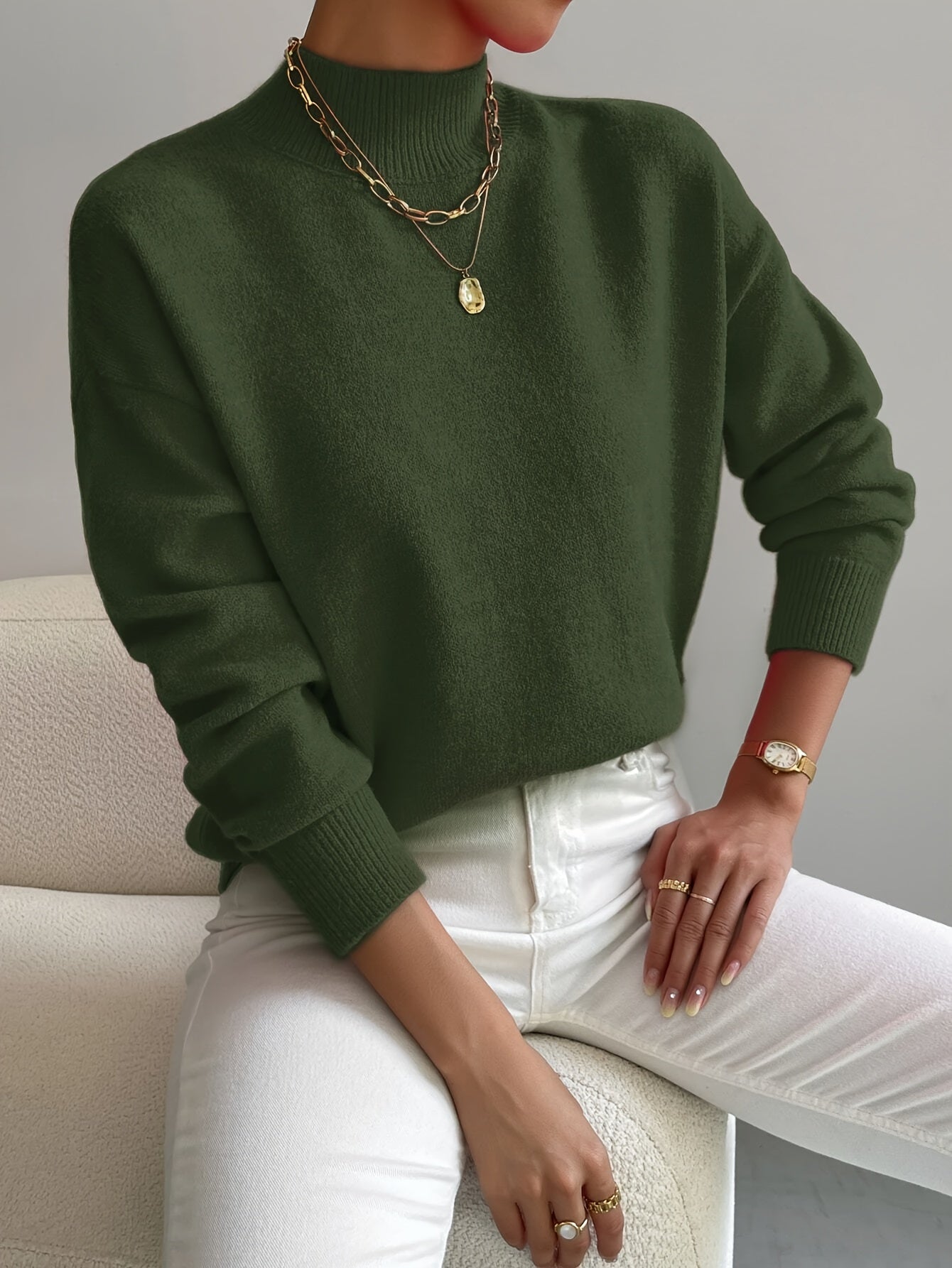Women's Turtleneck Sweater Elegant