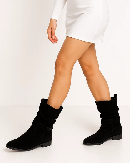 Women's Ankle Boots Stylish Block Heel
