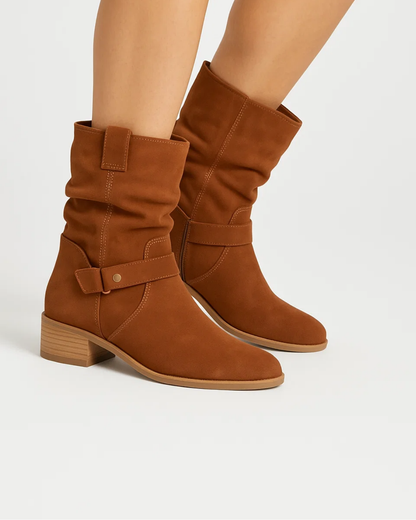 Women's Ankle Boots Stylish Block Heel