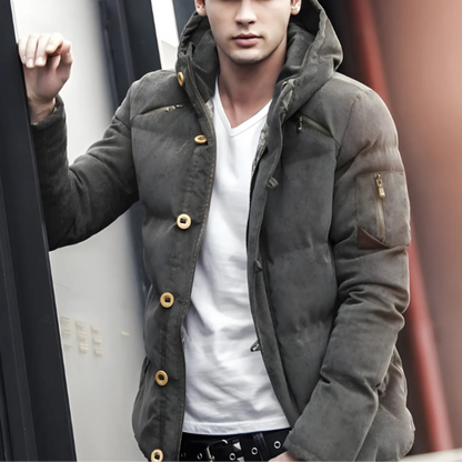 Warm Padded Waterproof Parka Coat