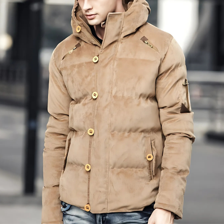 Warm Padded Waterproof Parka Coat