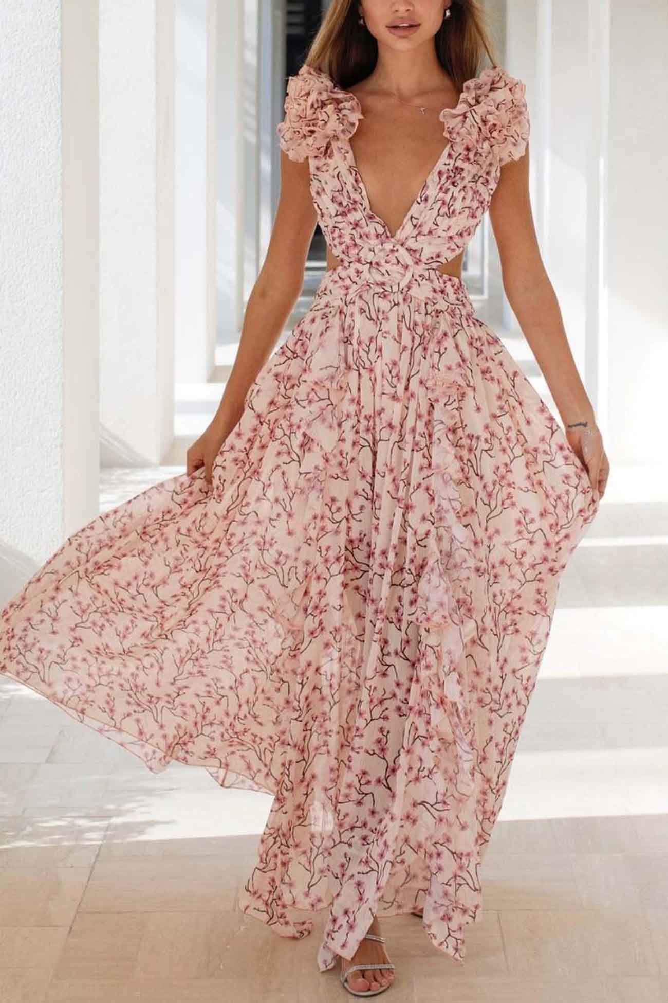Beautiful Floral Sundress for Women