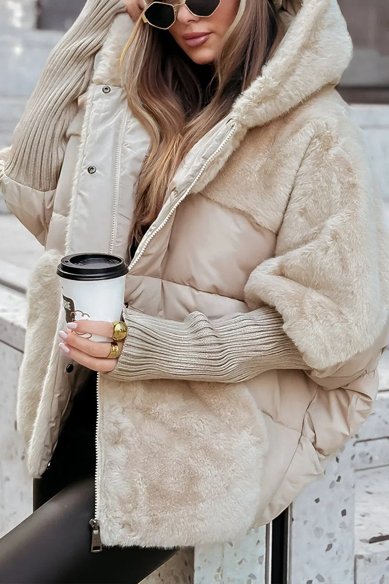Women's Quilted Hooded Winter Coat