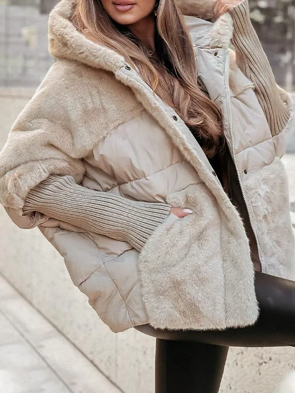 Women's Quilted Hooded Winter Coat