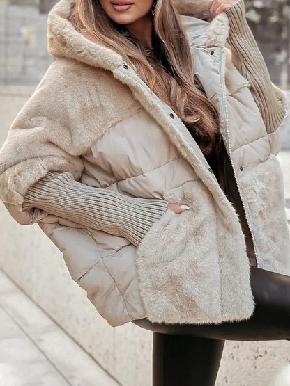 Women's Quilted Hooded Winter Coat