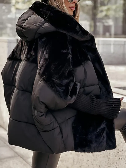 Women's Quilted Hooded Winter Coat