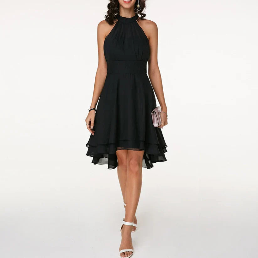 Chic Women's Ruffled Party Dress - OutfitLondon
