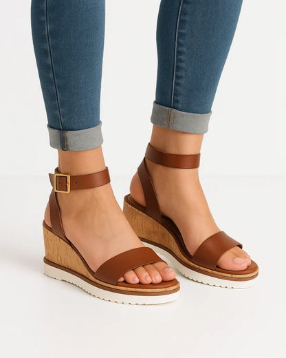Women's Wedge Sandals Thick Strap