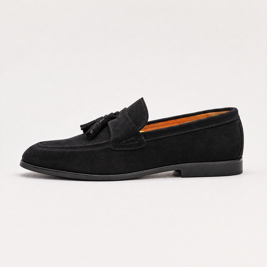 Men's Casual Suede Tassel Loafers Low Top Shoes