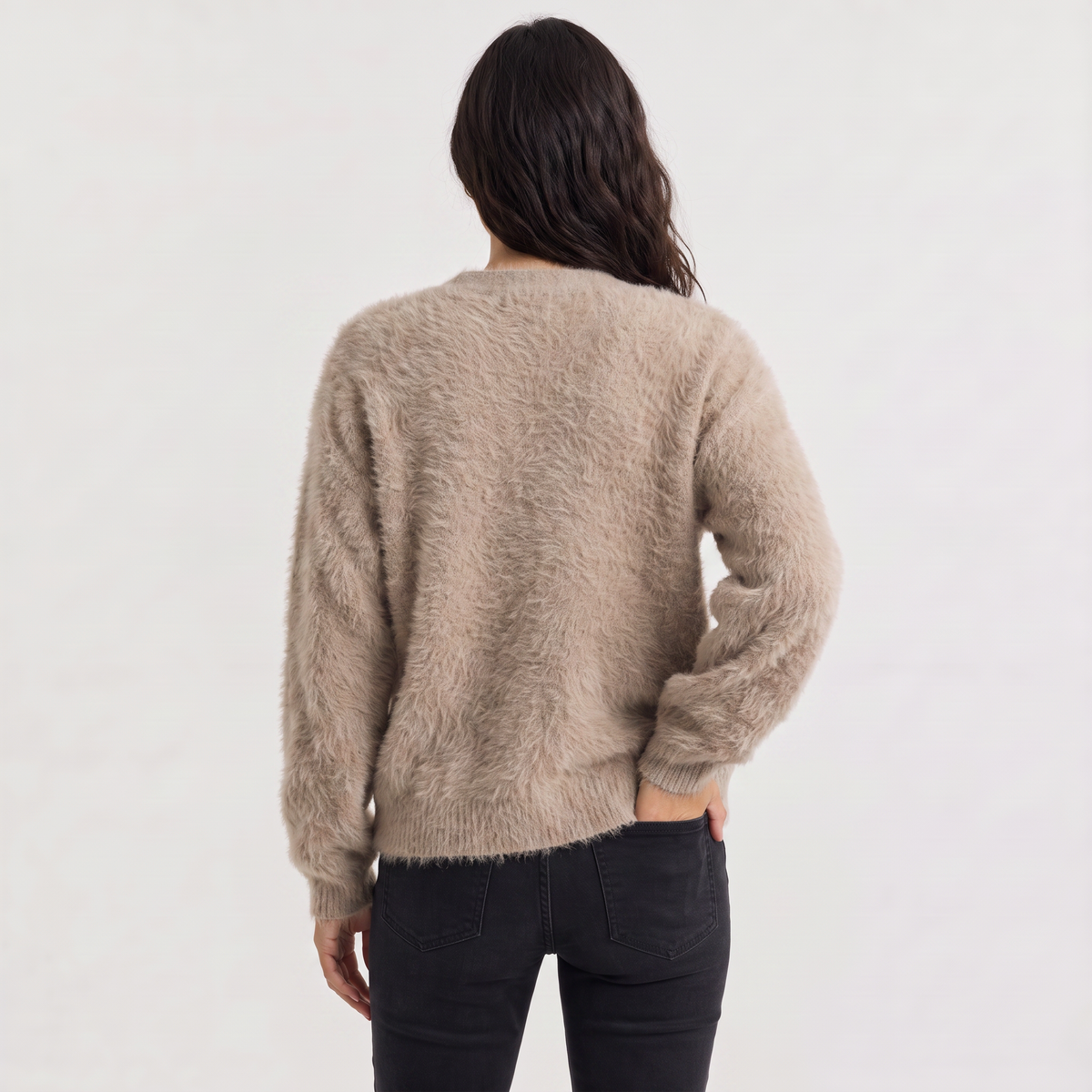 Women's Casual Knit Button-Front Cardigan