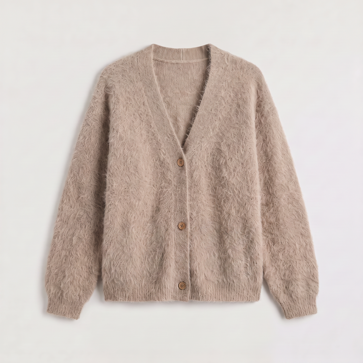 Women's Casual Knit Button-Front Cardigan