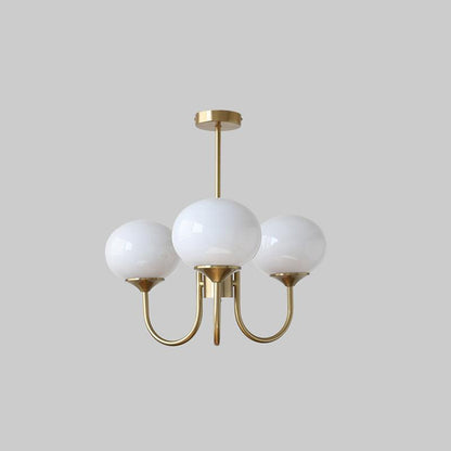 Elegant Crystal Chandelier With Pink Glass Shades