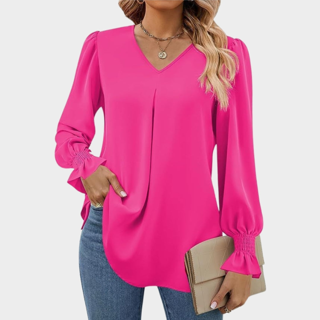 Ladies Classic V Neck Top