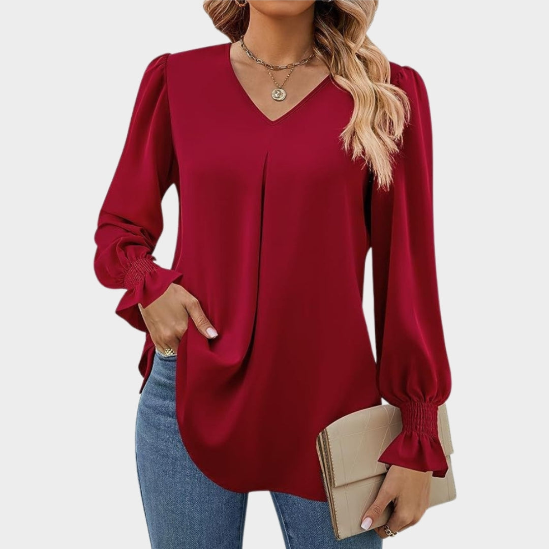 Ladies Classic V Neck Top