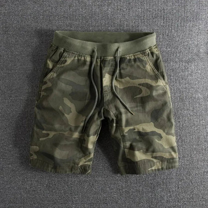 Men's Tactical Camo Cotton Shorts - OutfitLondon