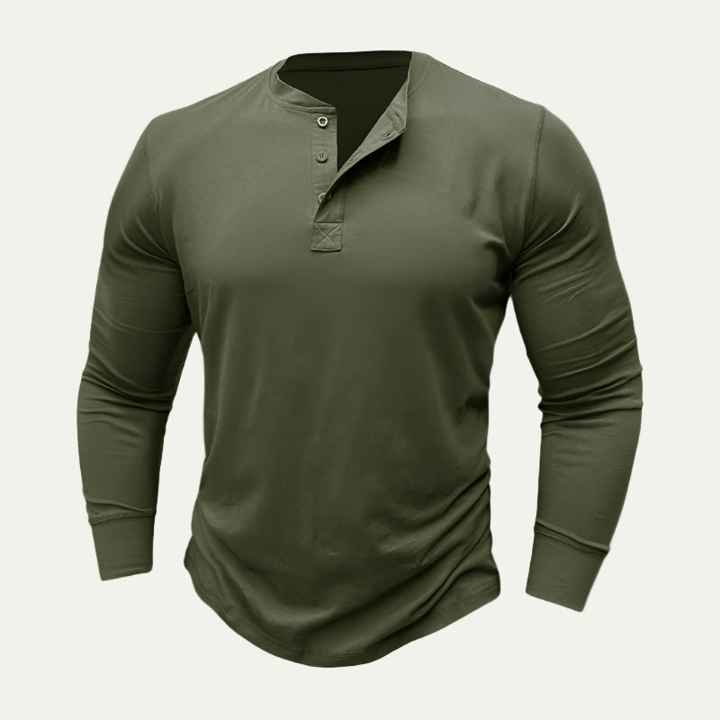 Men's Sporty Long Sleeve Casual Shirt