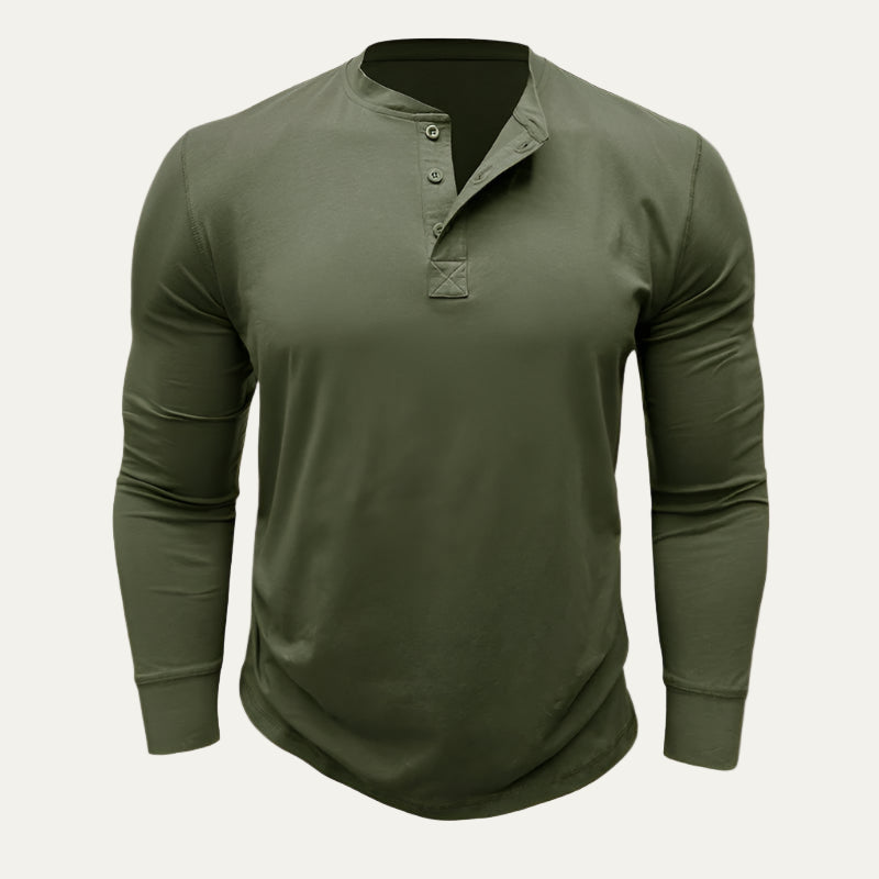 Men's Sporty Long Sleeve Casual Shirt
