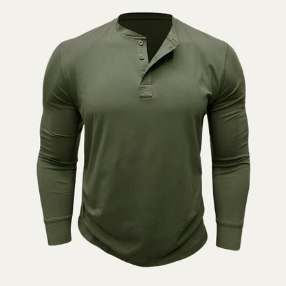 Men's Sporty Long Sleeve Casual Shirt